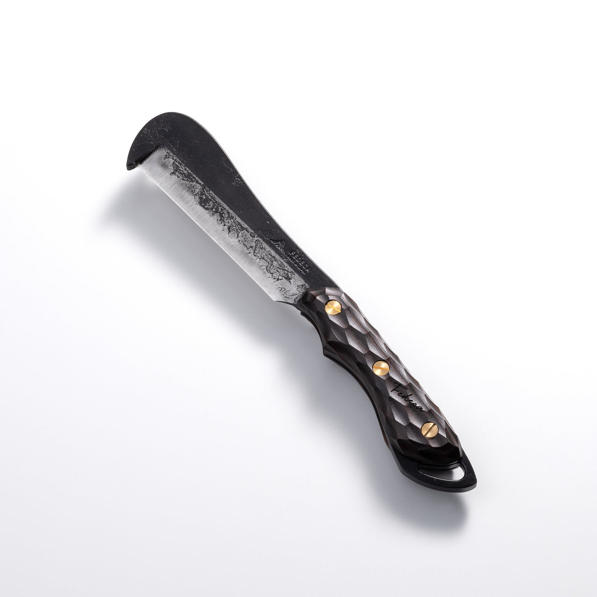 【天然木】鍛造バトニング鉈 名栗黒檀 19,800円