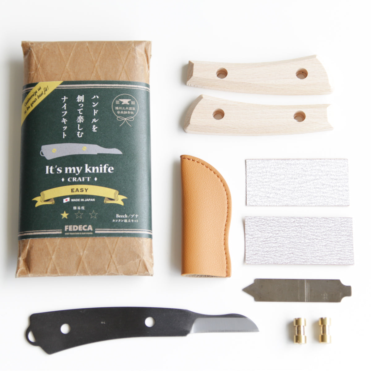 【難易度★☆☆】It's my knife Craft Easy (炭素鋼/青紙二号) 5,500円