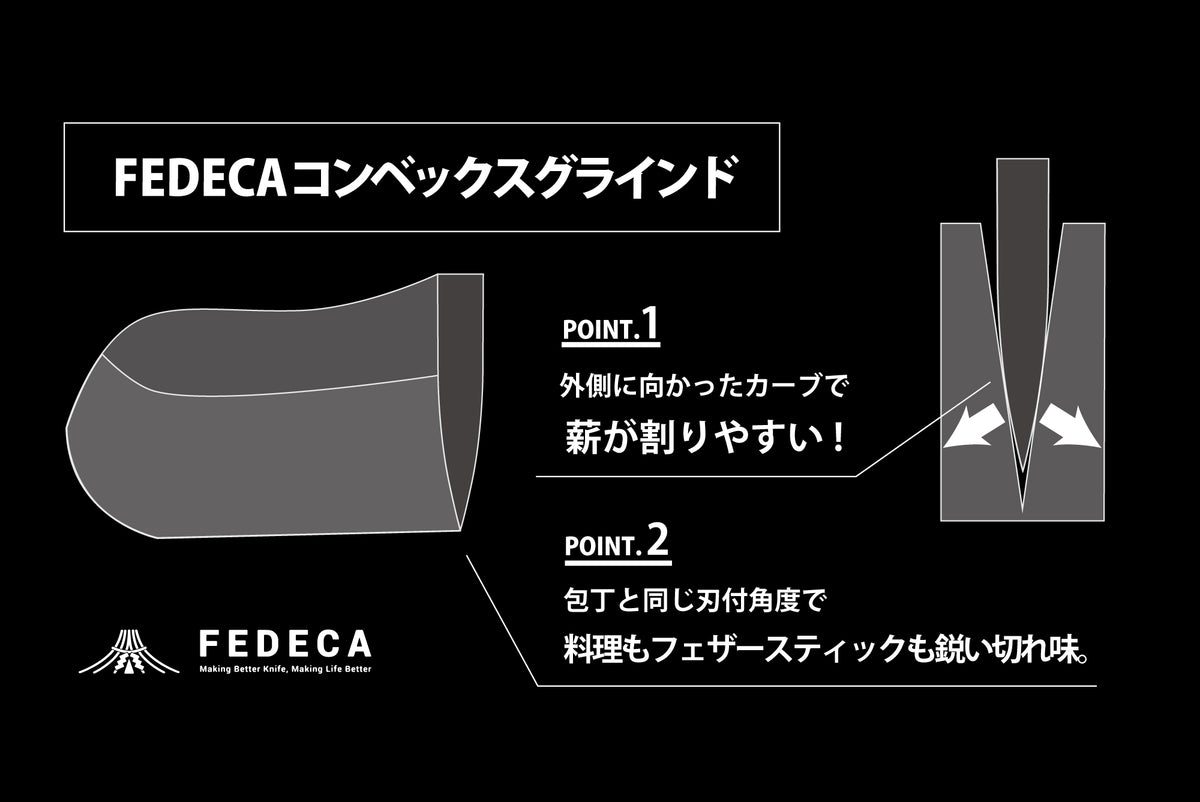 FEDECA ブッシュクラフトナイフ プレーンブラウン 33,000円